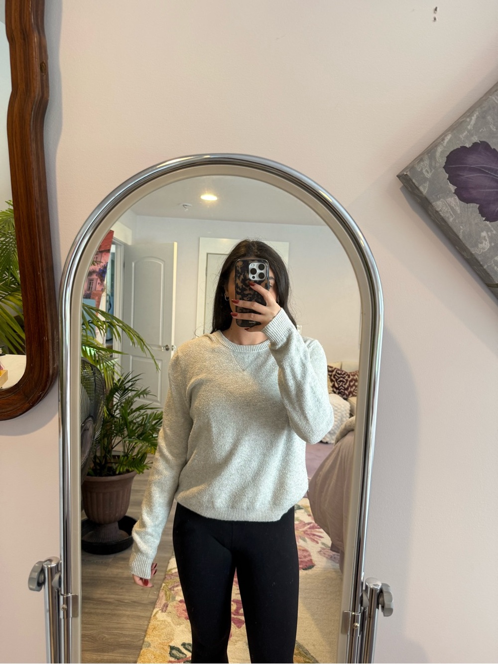 Levi's Cream Crewneck Sweater for Women